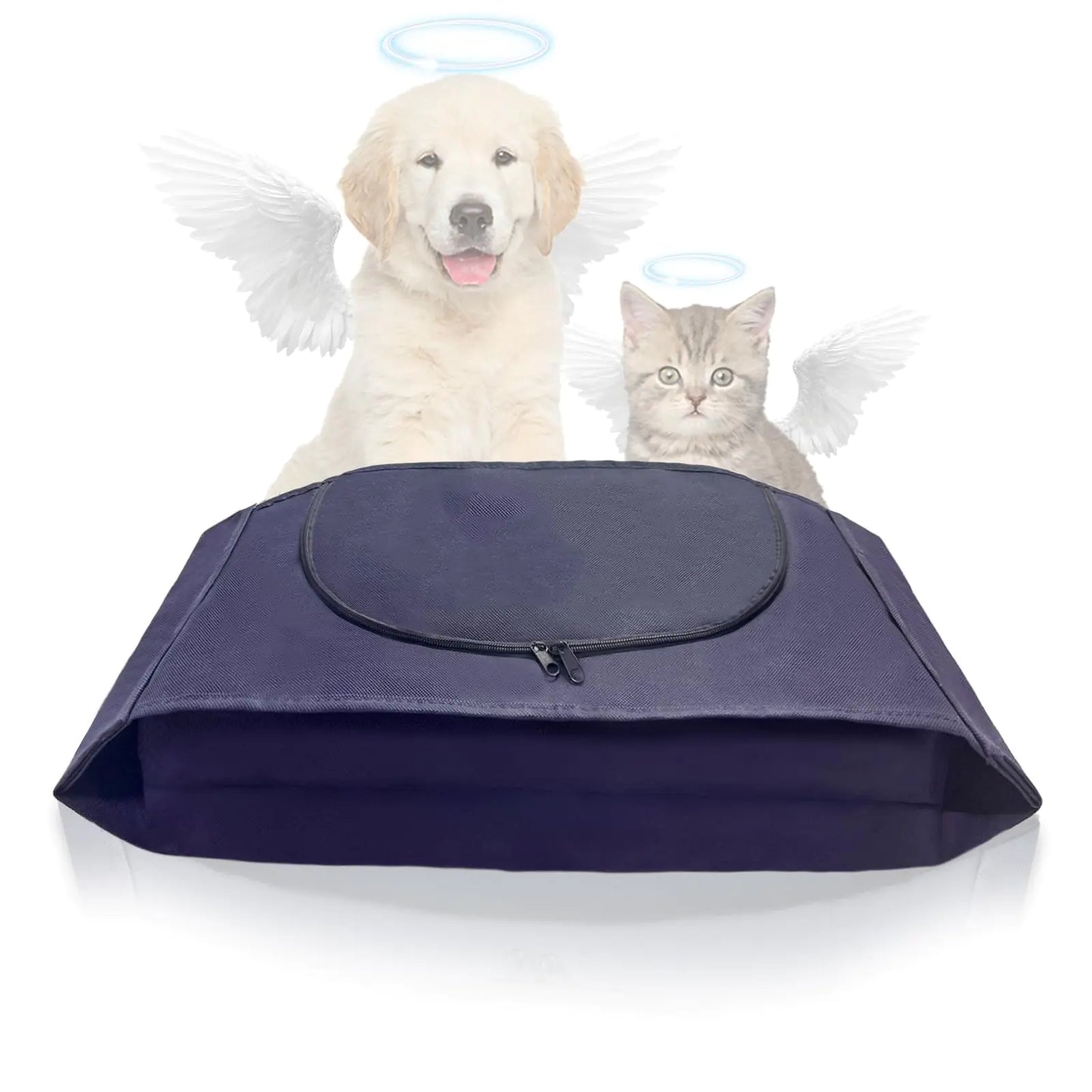 VDKO Pet Burial,Eco Friendly Pet Body Bag,Pet Burial Box for Every Breed Size, Pet Casket for Burial and Cremation (S)